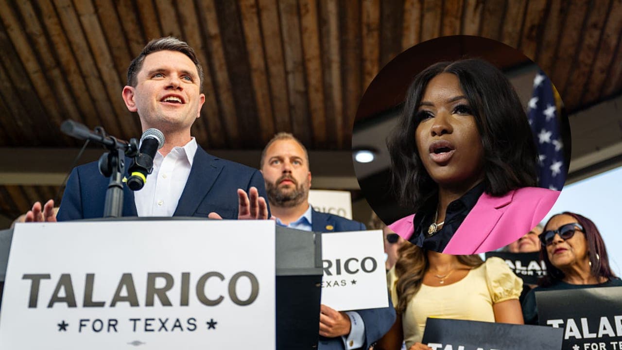Jasmine Crockett's Texas opponent James Talarico called out for alleged 'mediocre Black man' remark