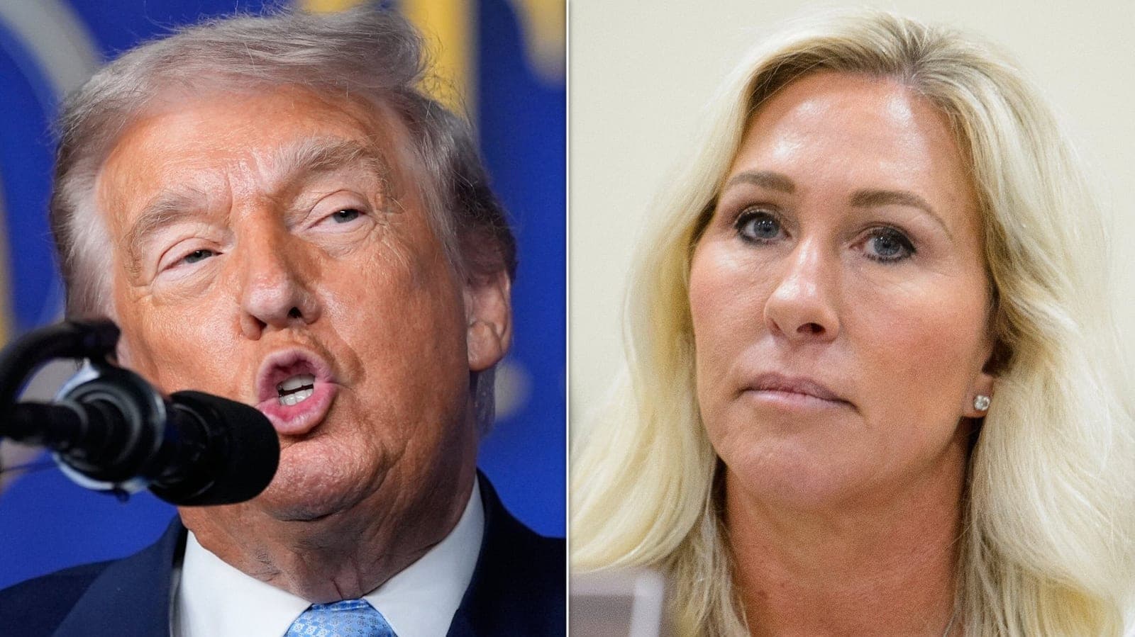Trump Reacts To Marjorie Taylor Greene's Resignation