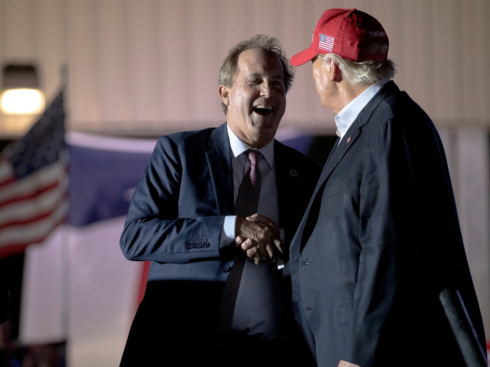 KUOW - Trump endorses Ken Paxton over incumbent John Cornyn in Texas Senate primary runoff