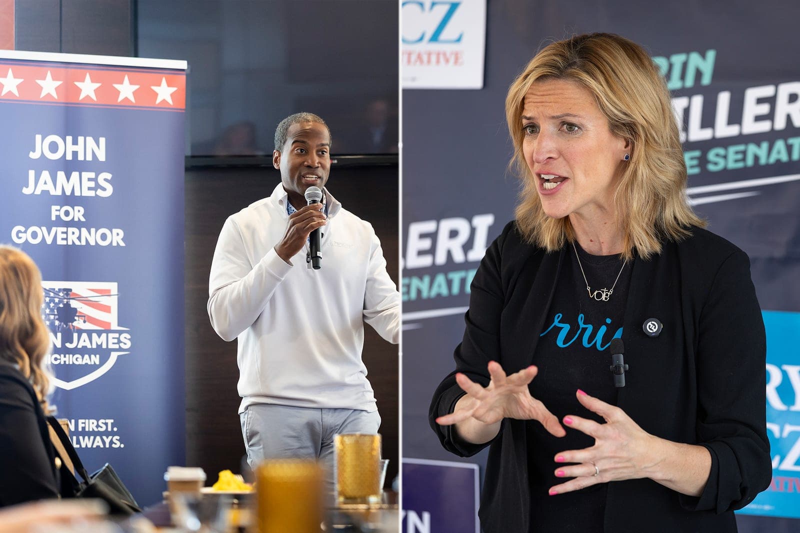 GOP Rep. John James to face off against Jocelyn Benson in Michigan governor race