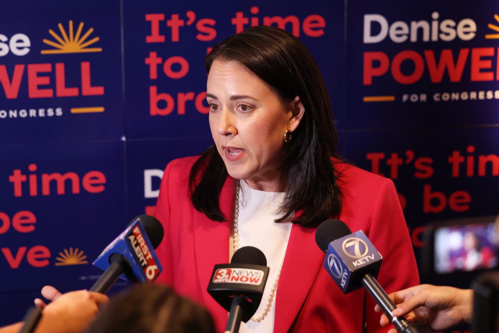 Denise Powell wins Democratic primary in Nebraska's 'blue dot' 2nd District