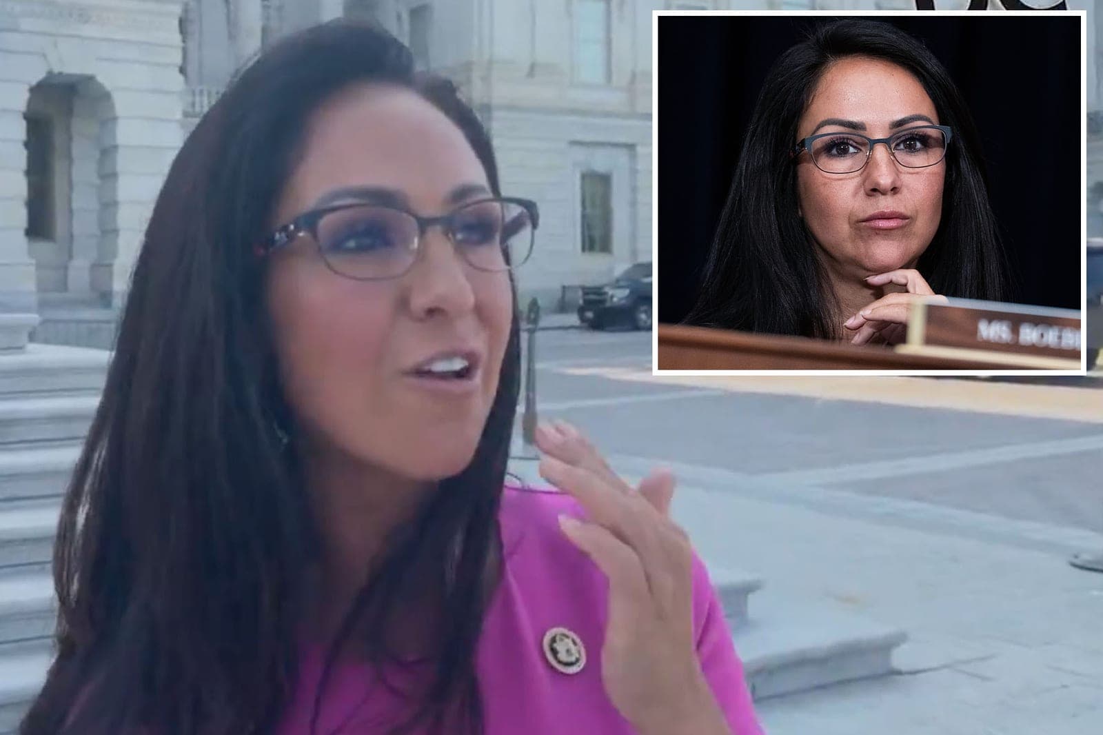 Rep. Lauren Boebert's face freezes from Botox in awkward interview