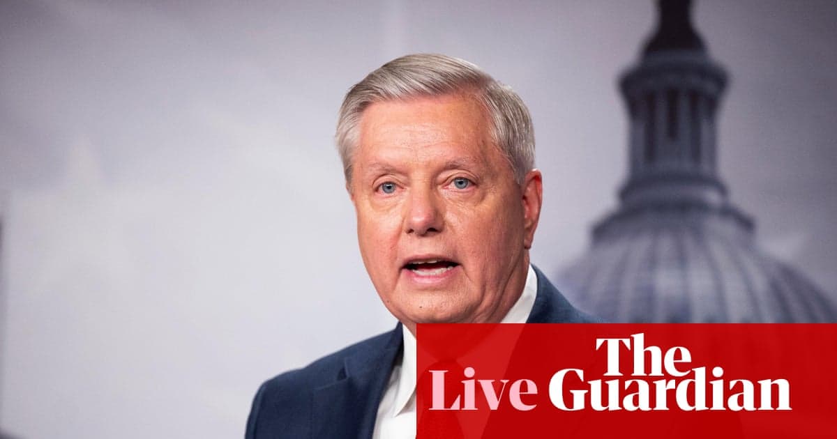 Trump praises Lindsey Graham as 'one of the greatest people I have ever known' after senator dies of sudden illness – live | US politics