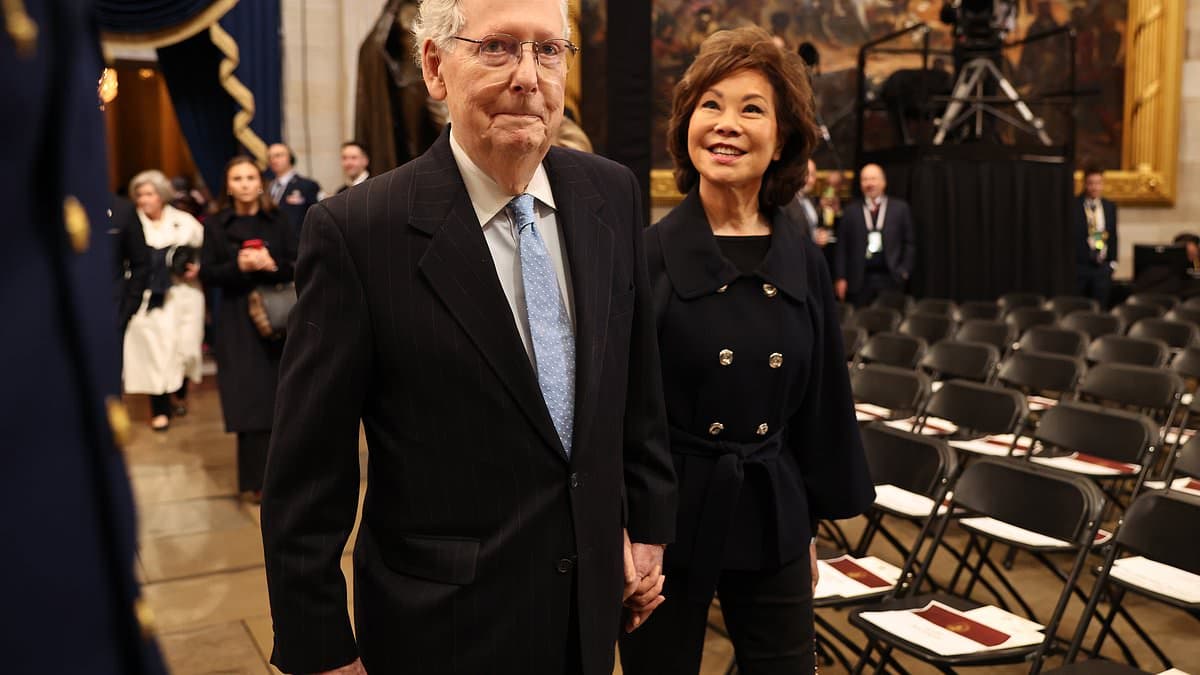 MTG brands Mitch McConnell's wife a 'communist spy' as she flees