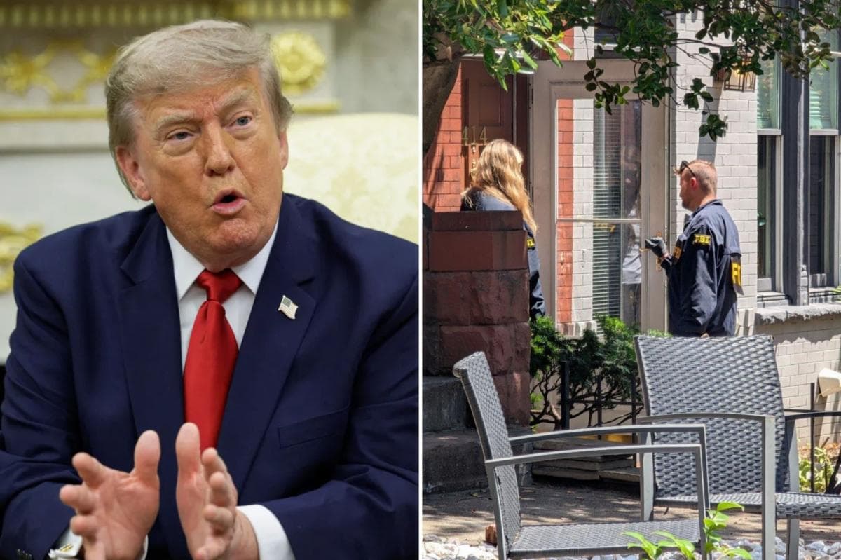 Trump says FBI 'wasting their time' at Sen. Lindsey Graham's home