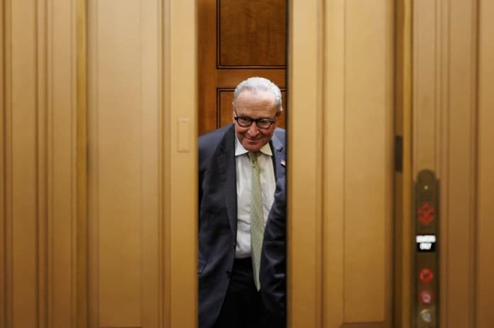 Schumer’s prized 2026 recruits won’t commit to keeping him as Senate leader