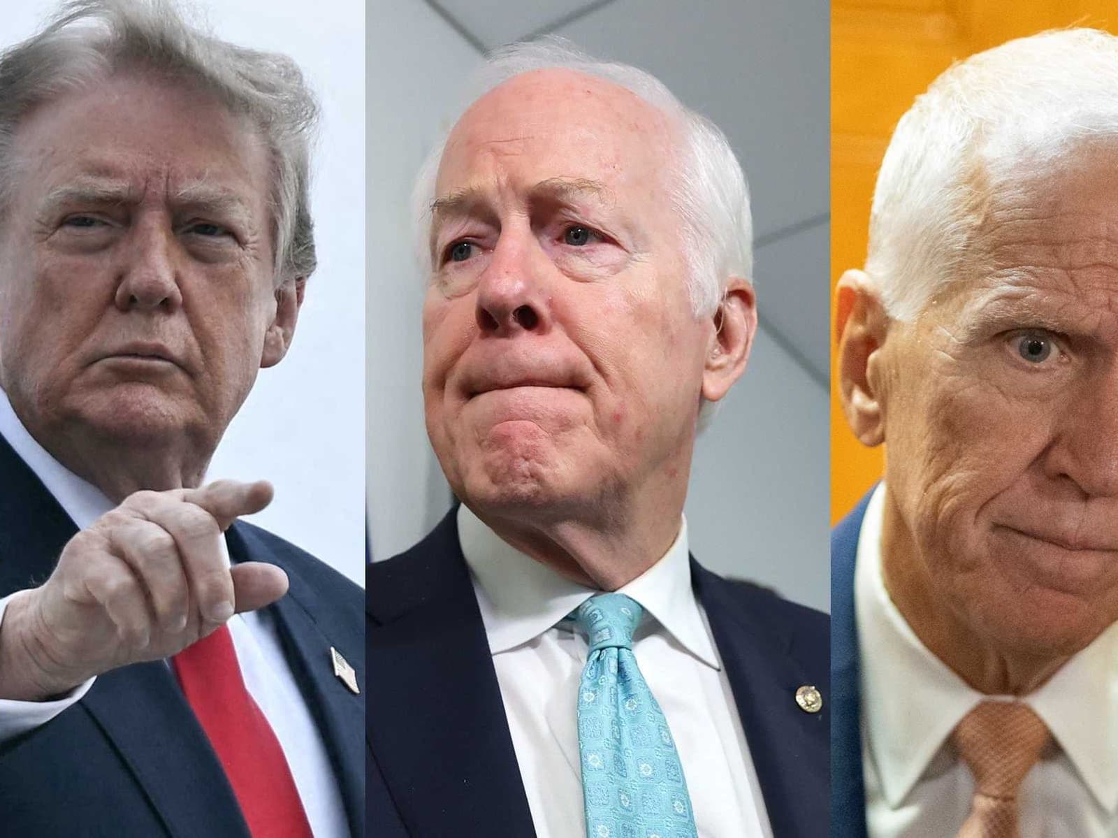 Trump BLASTS Cornyn and Tillis for holding AG nomination HOSTAGE