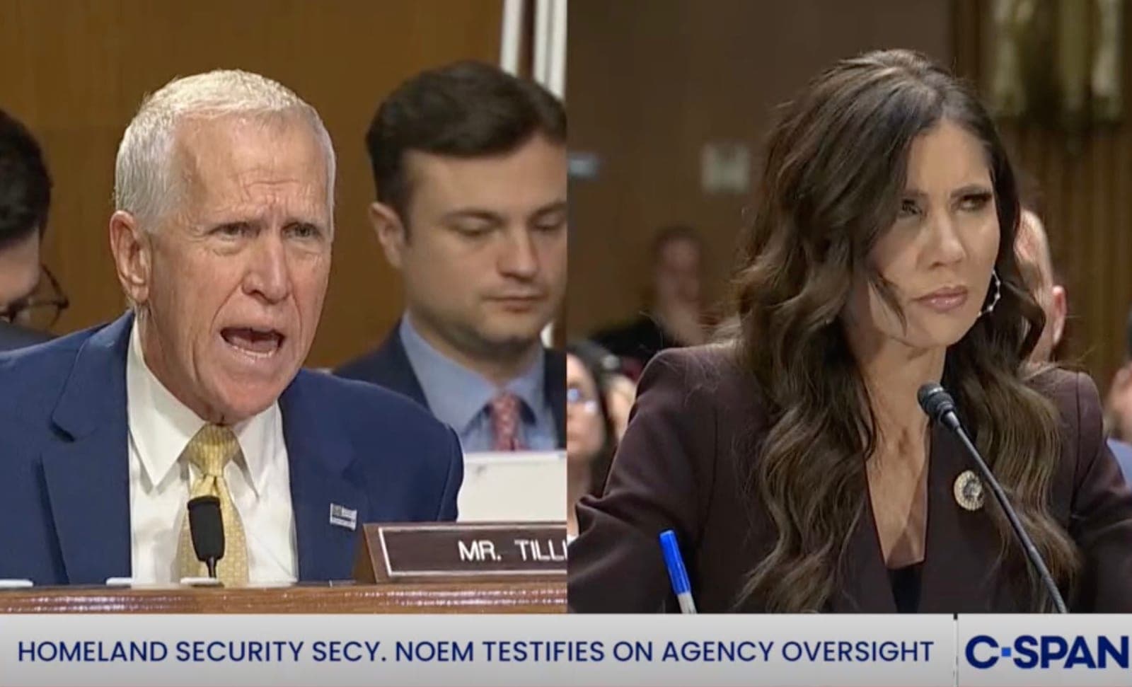 Thom Tillis Eviscerates Kristi Noem as 'Disaster' at DHS