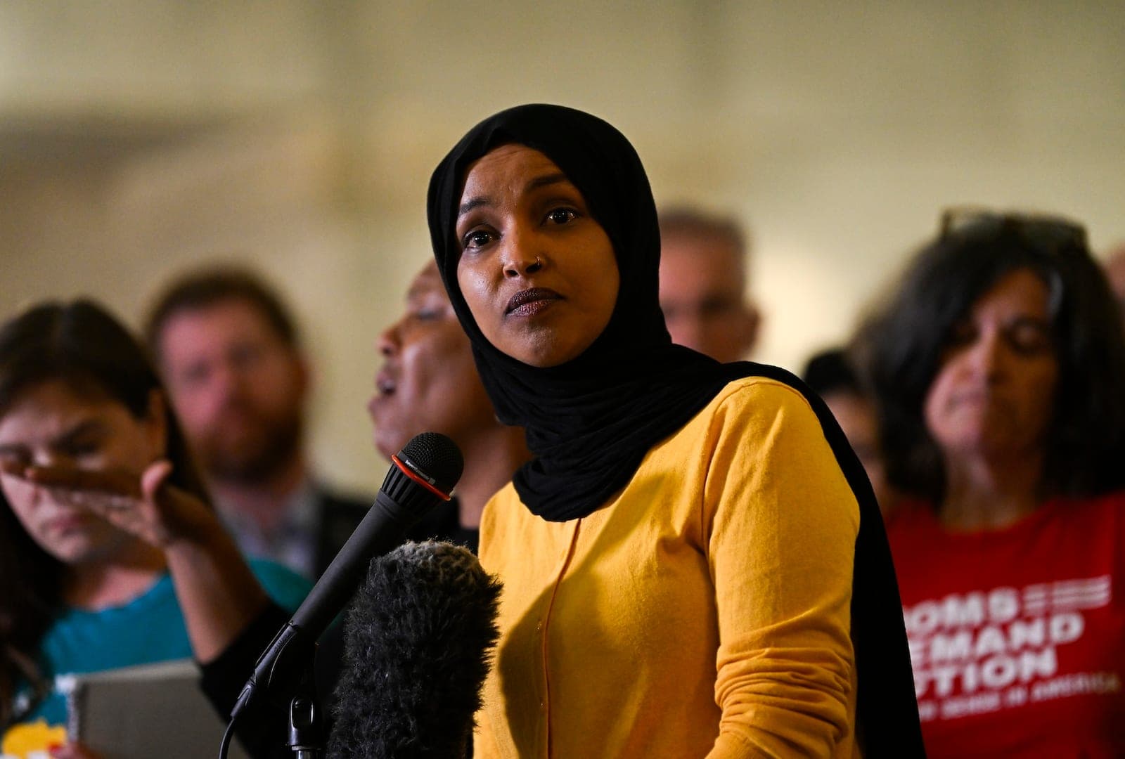 "Stay off social media when you're drunk": Omar responds to mocking Mace post about Khamenei