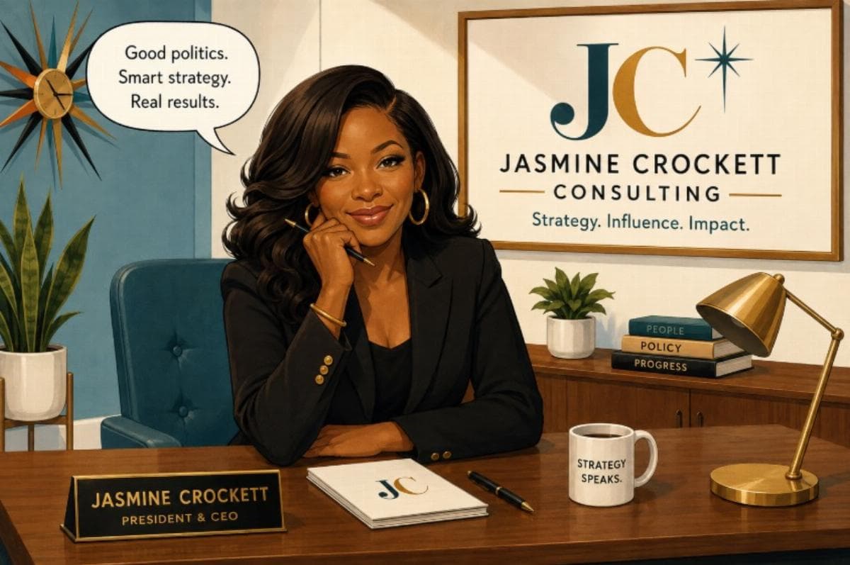 Jasmine Crockett, political consultant