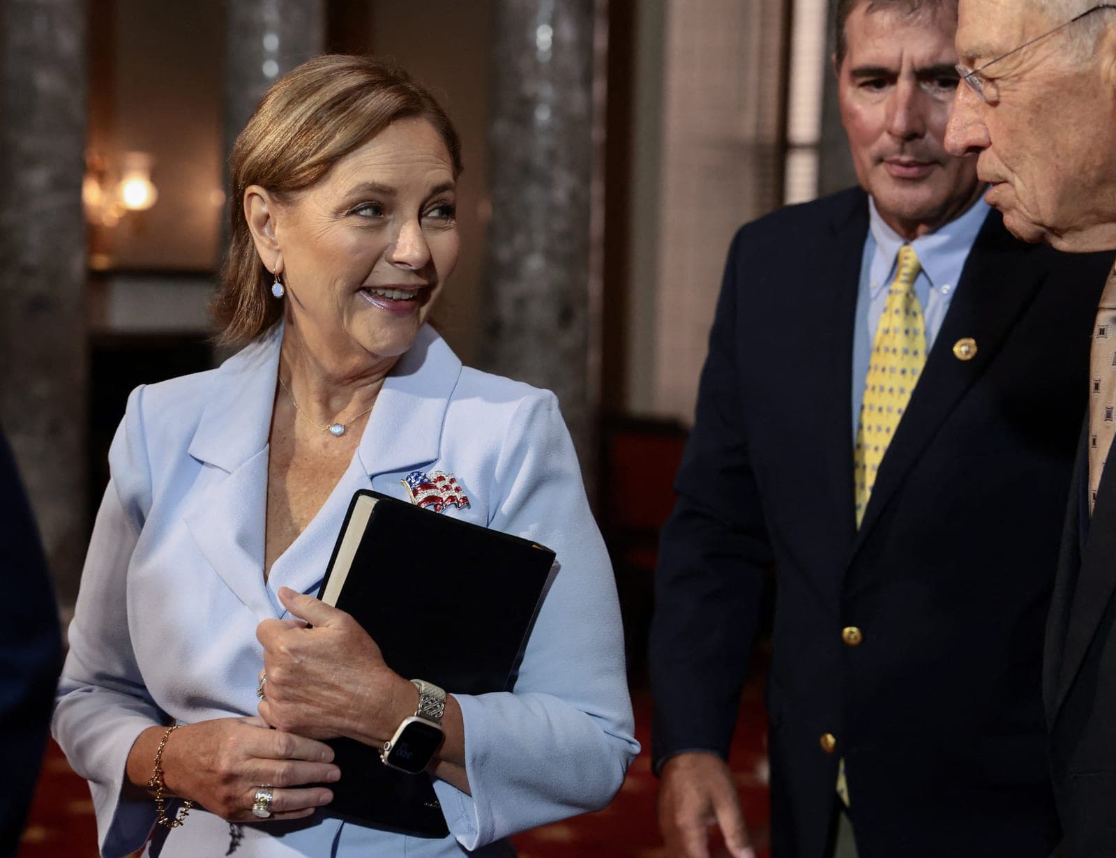 Darline Graham Nordone sworn in as US senator, replacing brother Lindsey
