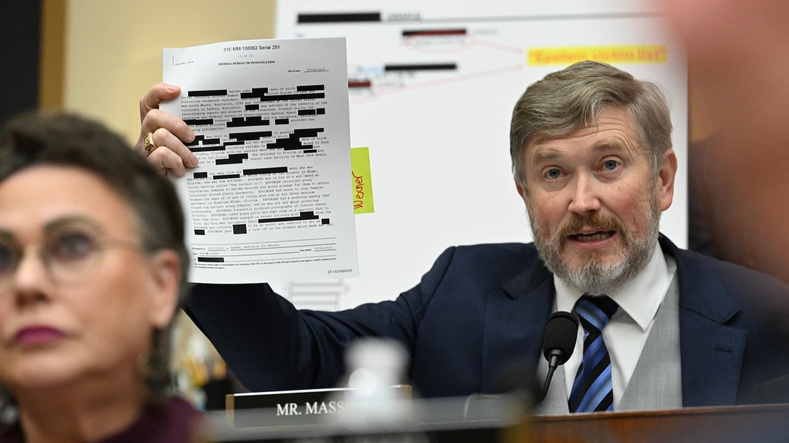 Rep. Massie says he doesn't have confidence in Bondi as attorney general