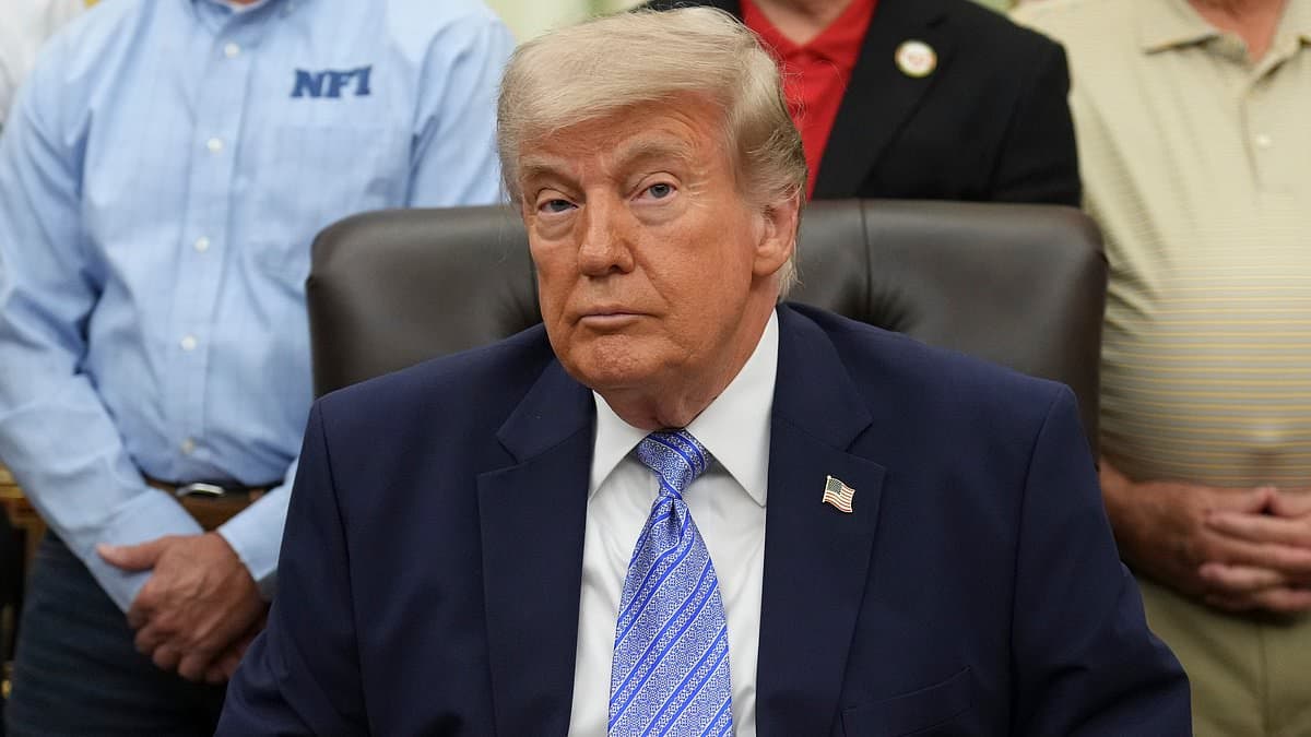 Defiant Trump lashes out at Republicans for threatening his $1.8 BILLION 'slush fund' with furious claim