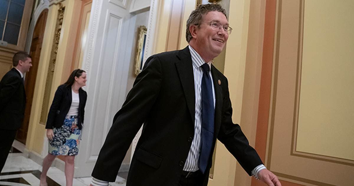 Massie Doubles Down on Fake Trump Endorsement Text After Backlash