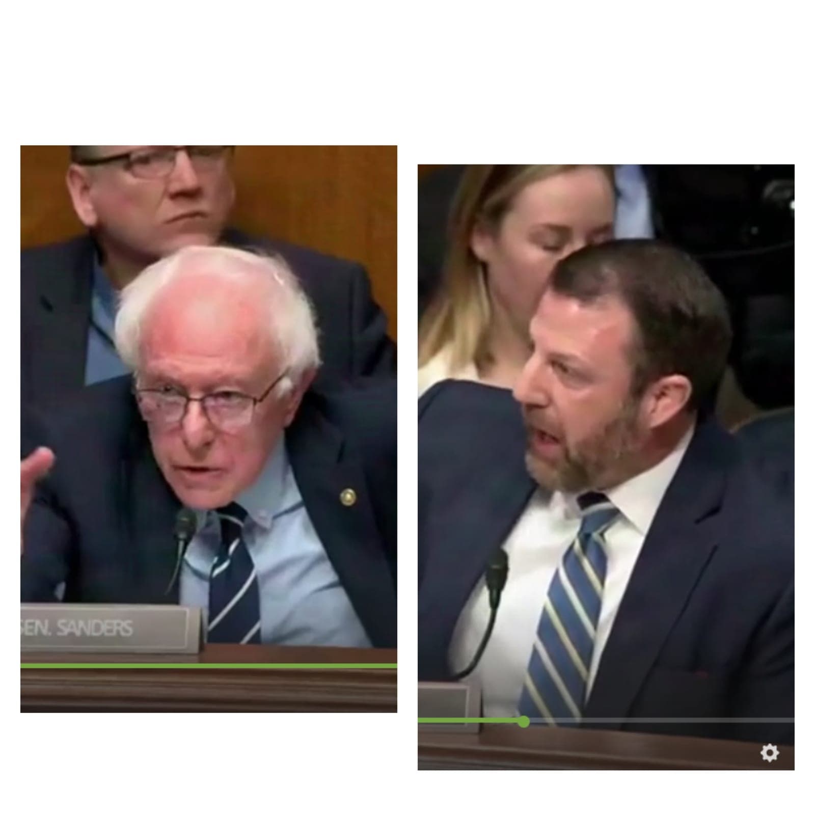 Markwayne Mullin Rips Bernie Sanders To His Face For Being Congressional Relic