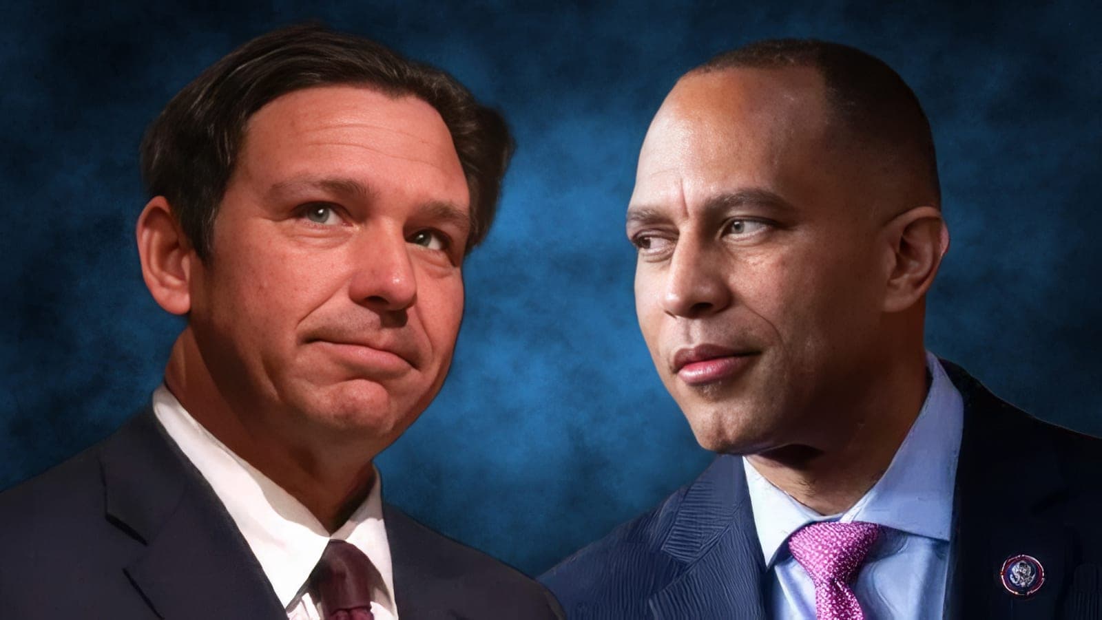 ‘The door is open’: Ron DeSantis scoffs at Hakeem Jeffries’ threat to expand Dem efforts in Florida