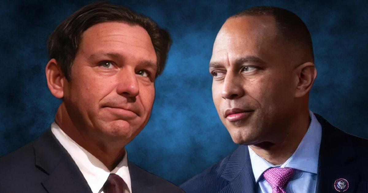 'The door is open': Ron DeSantis scoffs at Hakeem Jeffries' threat to expand Dem efforts in Florida | National & World News