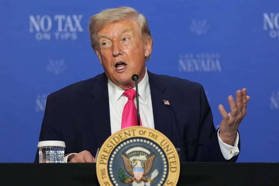 Trump bets his tax cuts will please Las Vegas voters on his swing West - AP News