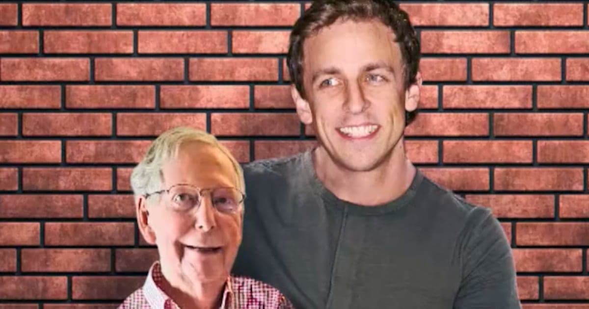 Seth Meyers Exposes Mitch McConnell's Life-Affirming Ritual