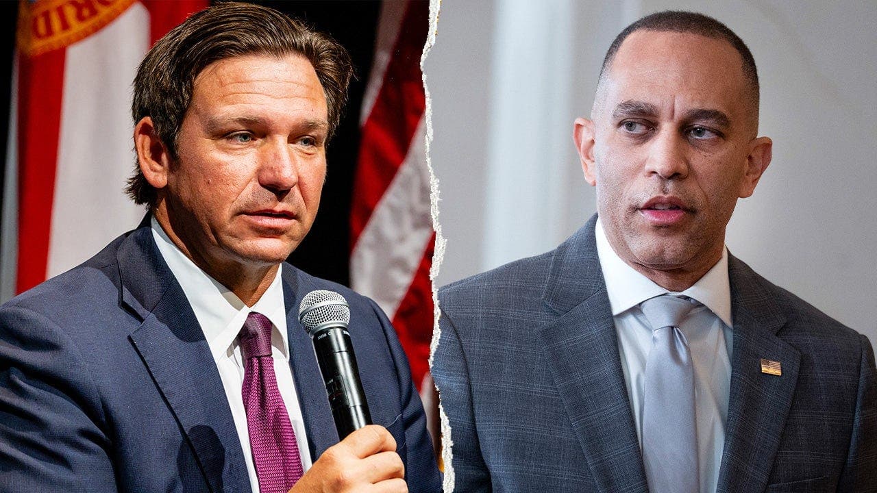 Jeffries calls DeSantis a lame duck over Florida redistricting push