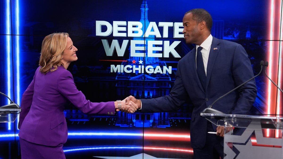 Benson, James stick to campaign message in debate with no clear winner