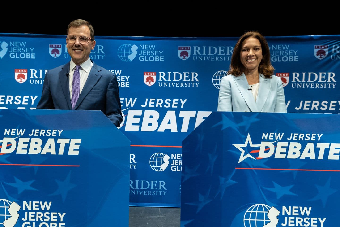 New Jersey Republican Tom Kean Jr. and Democrat Rebecca Bennett clash over war in Iran, tariffs