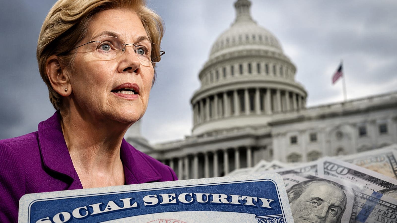 Elizabeth Warren Social Security Proposal to Prevent Benefit Cuts Could Raise $3 Trillion in Taxes