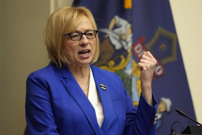 Gov. Janet Mills Drops Out of Senate Race, Hands Nomination to Dude With Nazi Tattoo