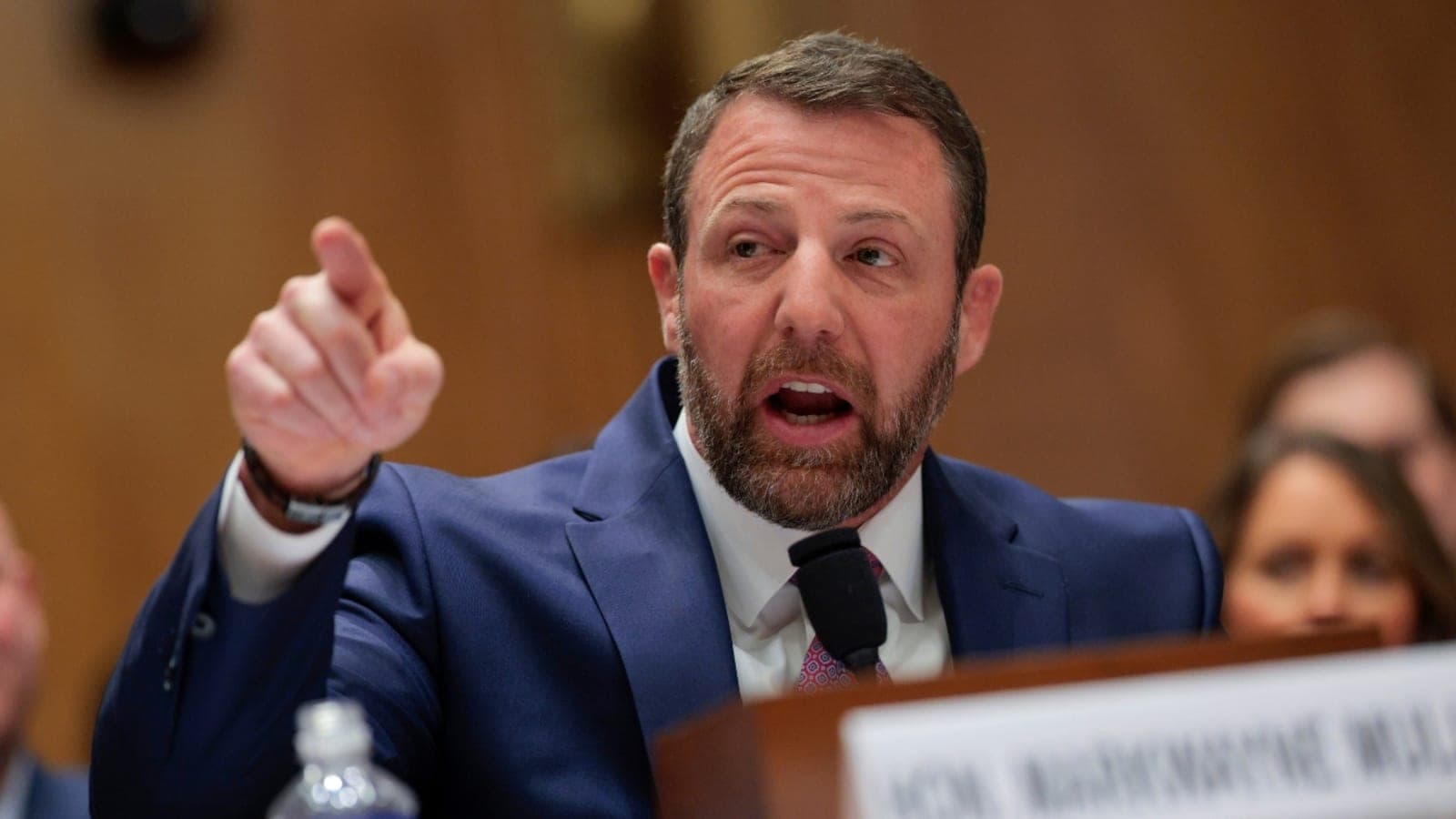Markwayne Mullin tells senators Homeland Security needs funding as he faces confirmation hearing