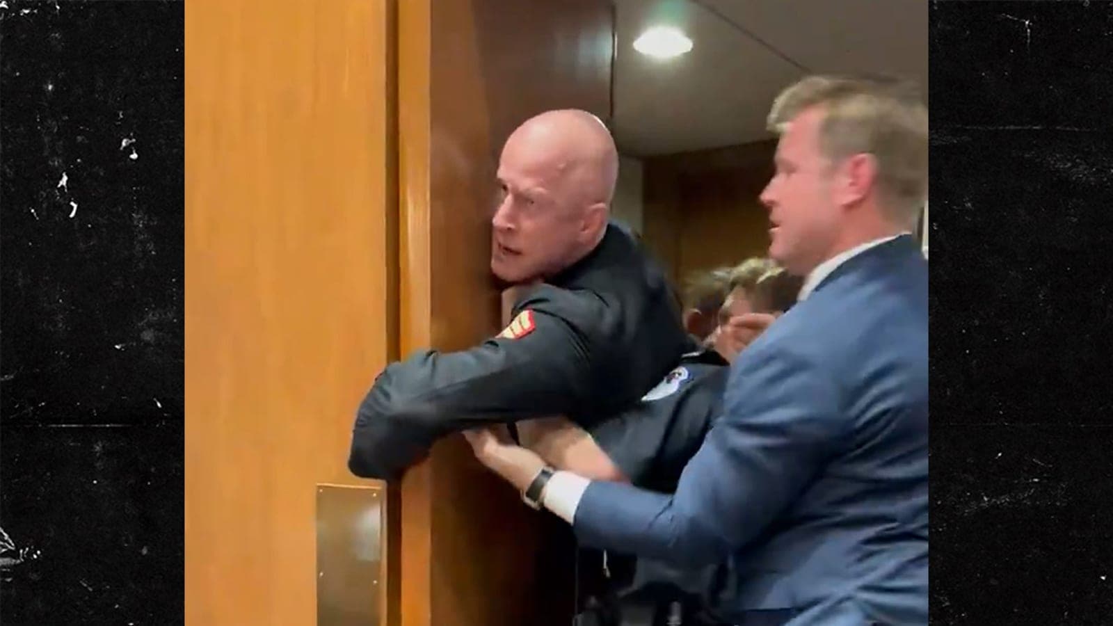 Senator Tim Sheehy Helps Toss Ex-Marine Iran War Protestor Out of Hearing