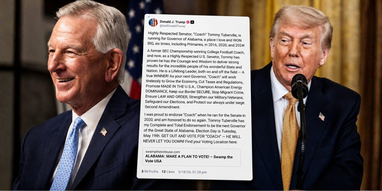President Trump endorses Tuberville with final primary eve push: 'A true WINNER'