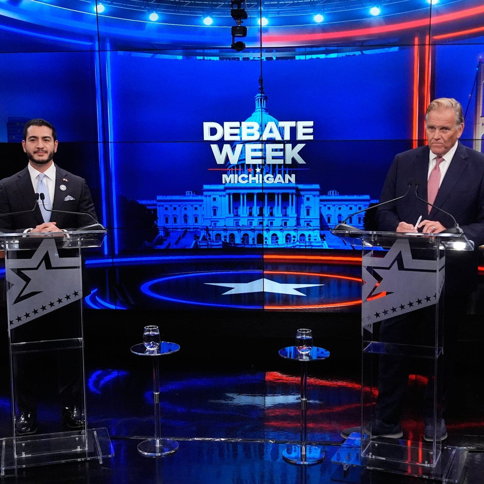 5 Key Moments From Hostile Michigan Senate Debate Between El-Sayed and Rogers