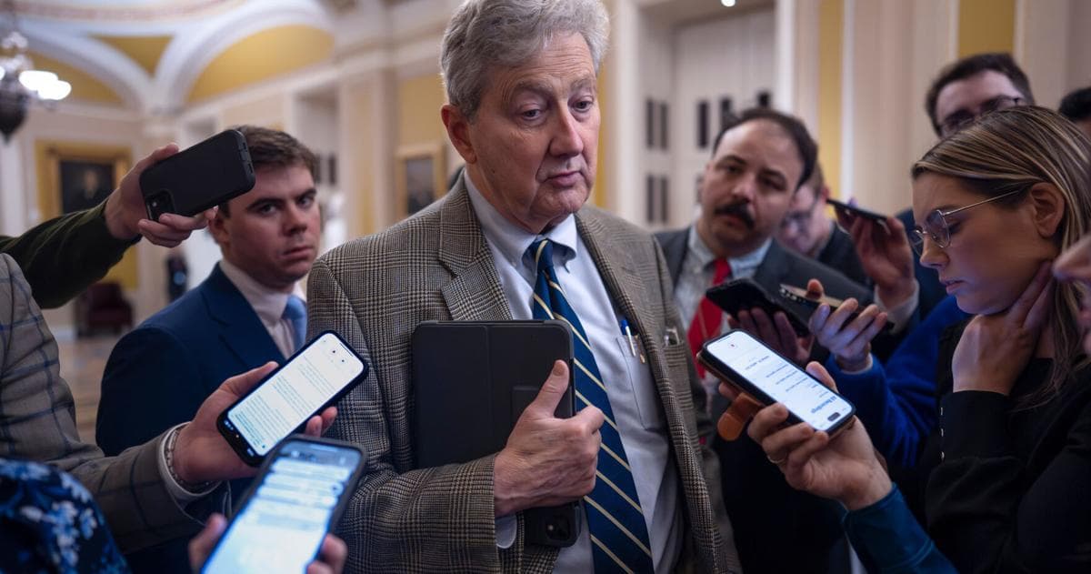 John Kennedy questioning partly caused Kristi Noem's firing | National Politics
