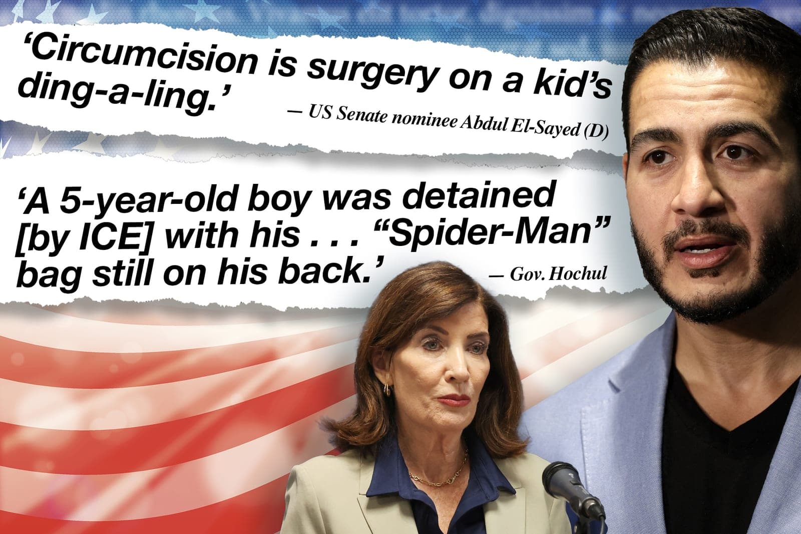 The week in whoppers: Abdul El-Sayed equates sex-change surgery to circumcision, Kathy Hochul smears ICE agents and more