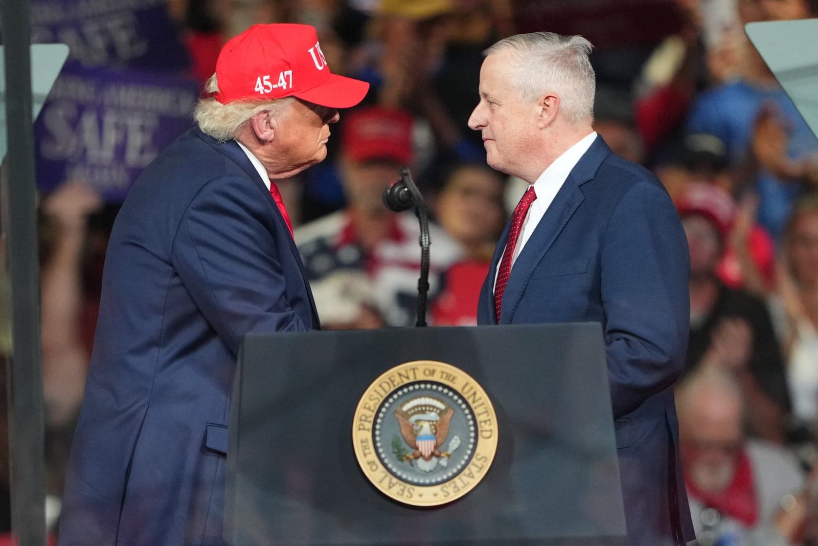 Trump and Whatley double down on the administration's record in North Carolina Senate contest