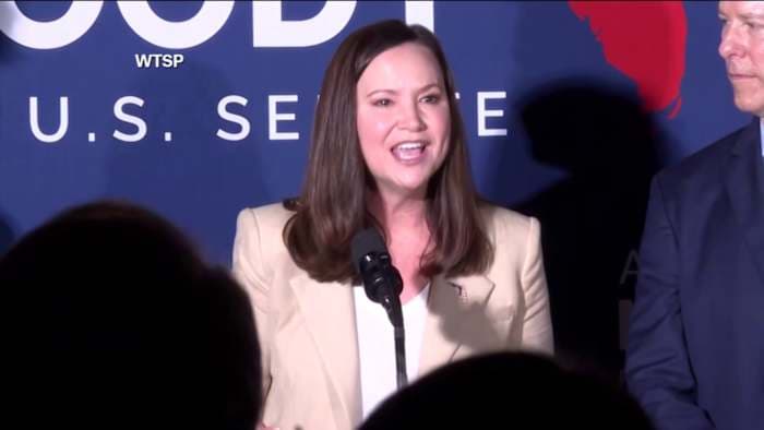 Ashley Moody wins Florida Republican Senate primary, calls Democratic opponent Angie Nixon a socialist threat