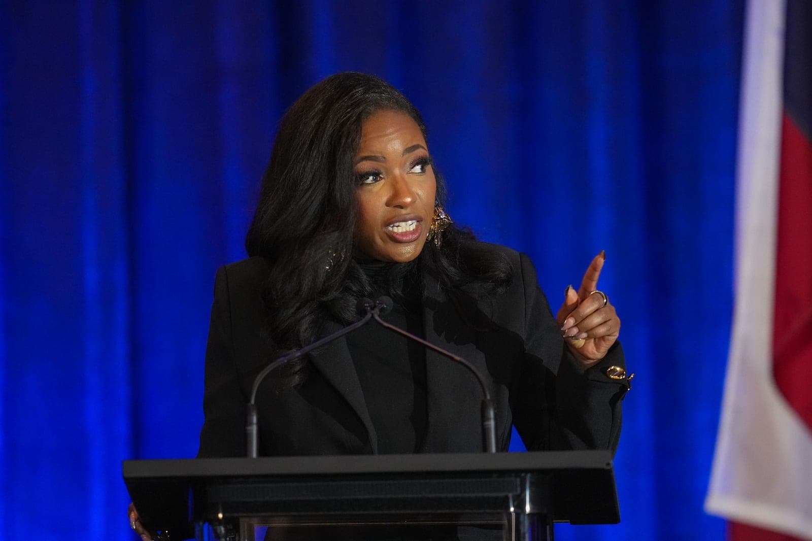 Rep. Jasmine Crockett pitches herself as fighter with substance in Senate primary