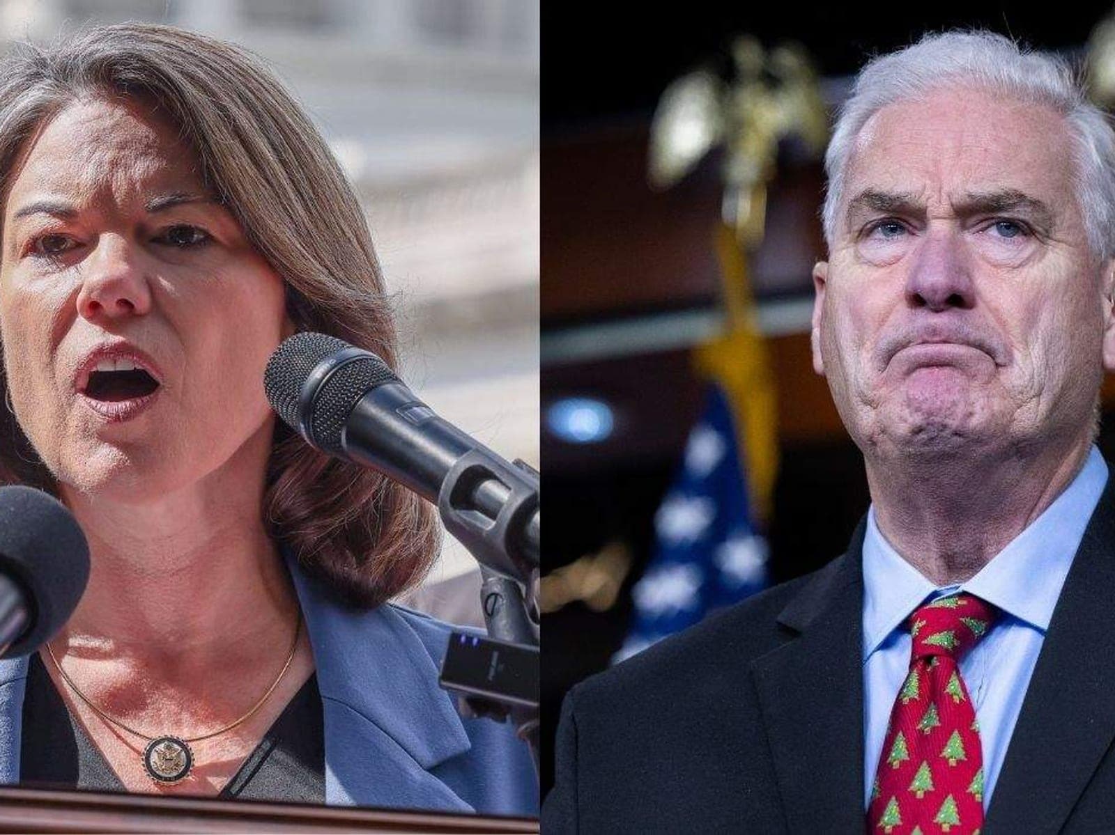 Angie Craig confronts Tom Emmer over Minneapolis ICE killing