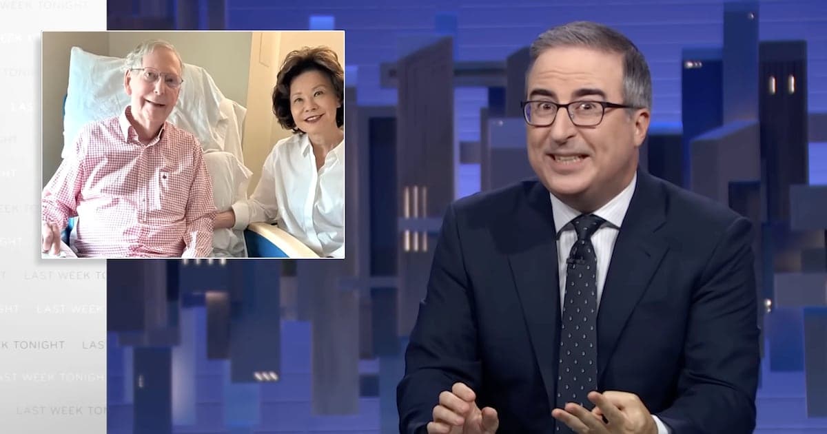 John Oliver Returns and Immediately Assumes Mitch McConnell Is Dead