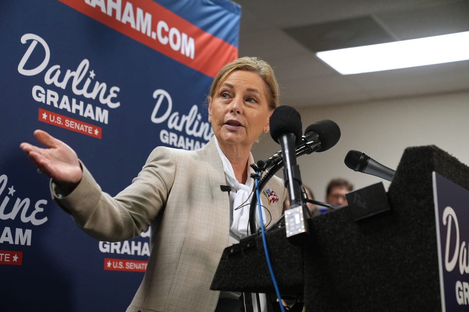 Darline Graham wins GOP primary runoff to replace her late brother in US Senate