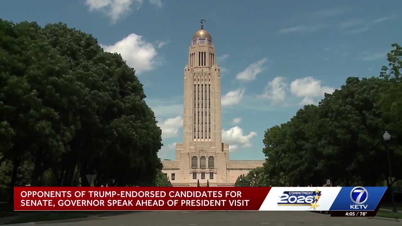 Osborn, Walz react to Trump visit to Nebraska to stump for their opponents