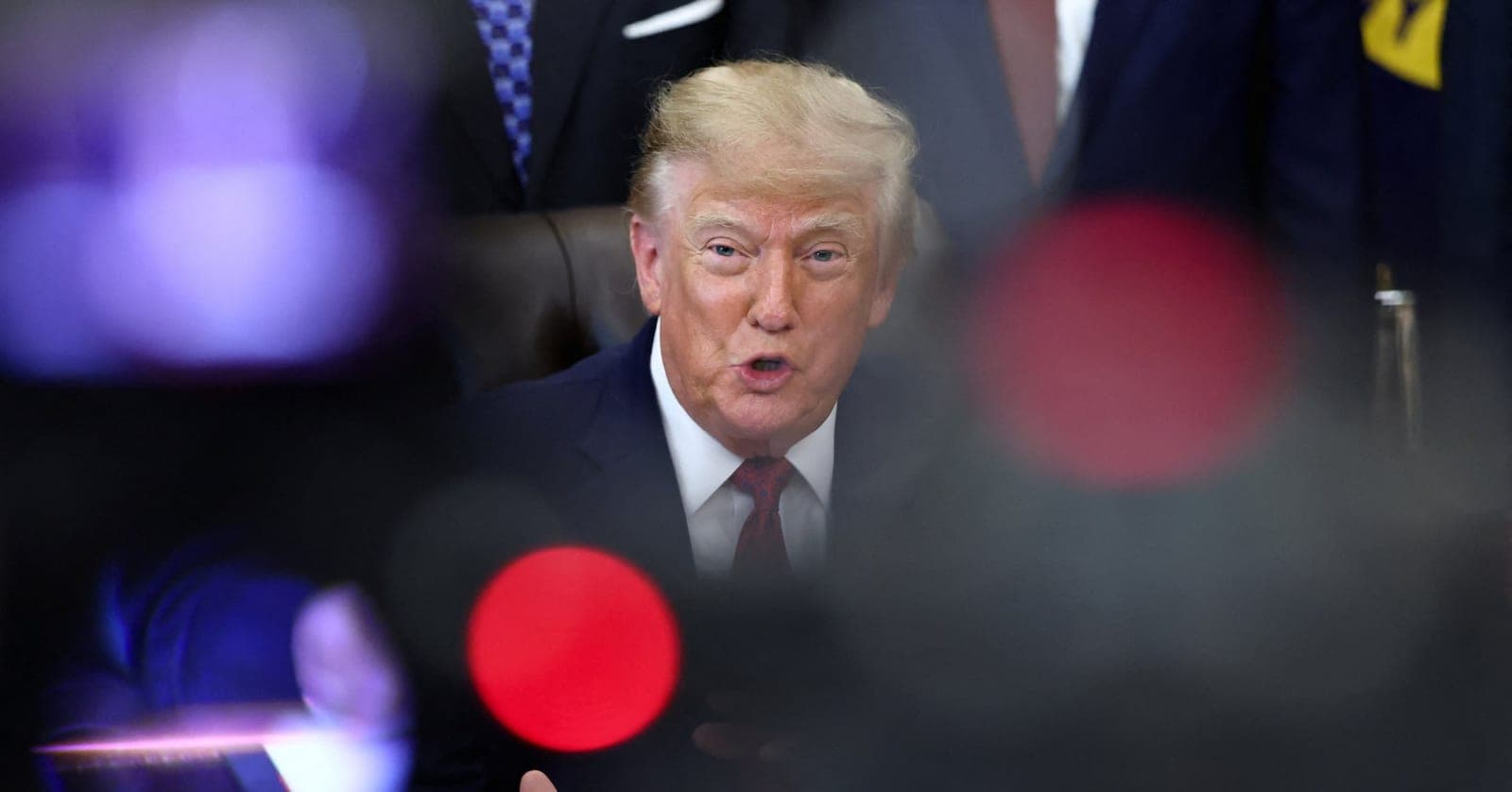 Democratic lawmakers seek probe of US government ads featuring Trump
