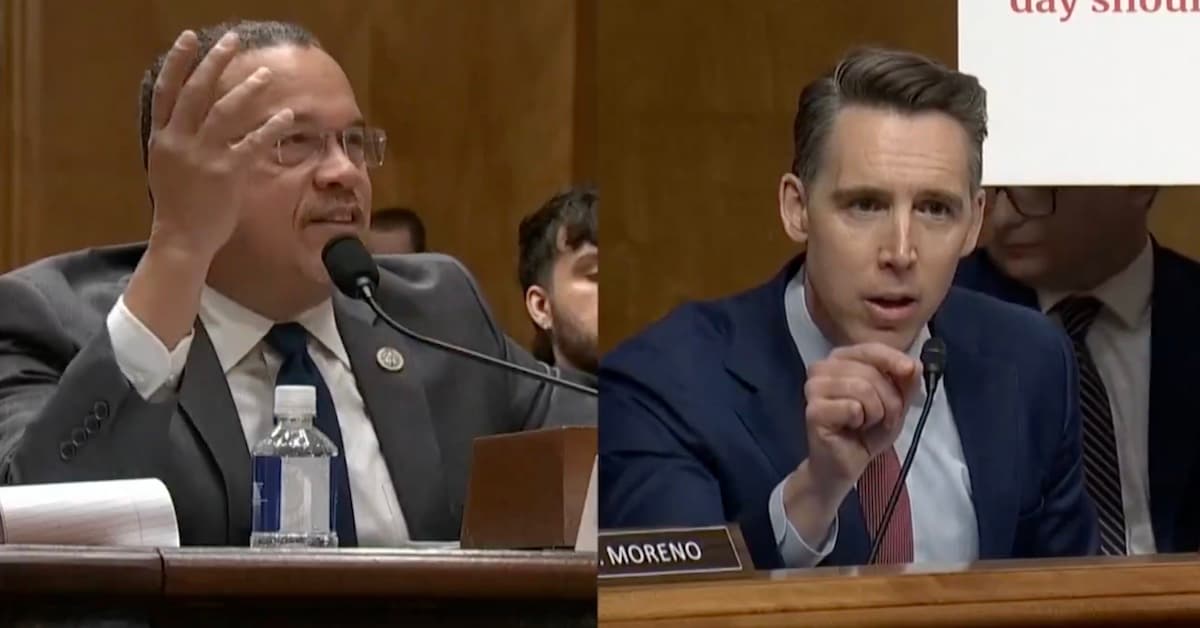 Keith Ellison Dares Josh Hawley To Jail Him In Fiery Hearing