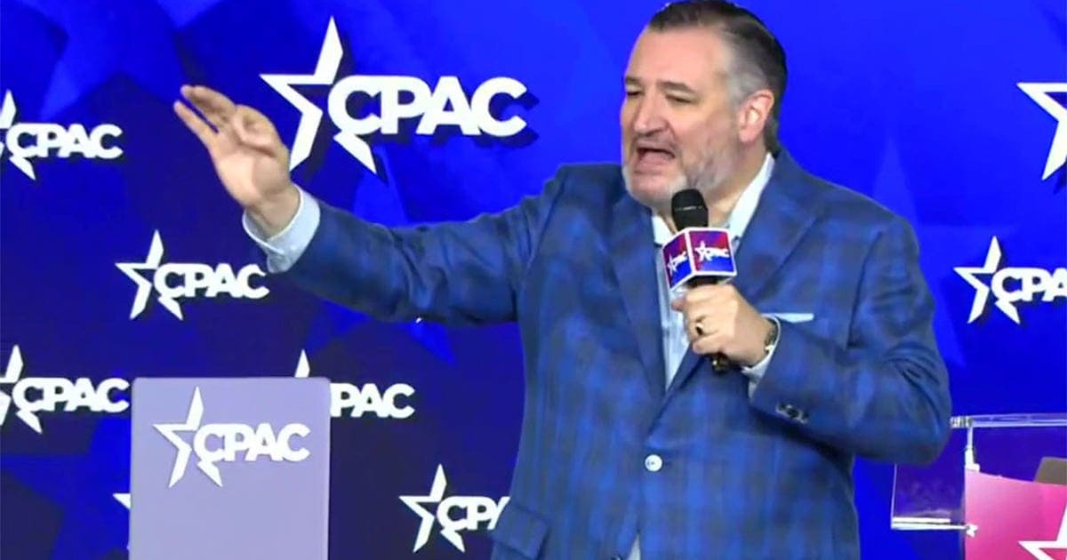 Ted Cruz speaks at CPAC in Texas