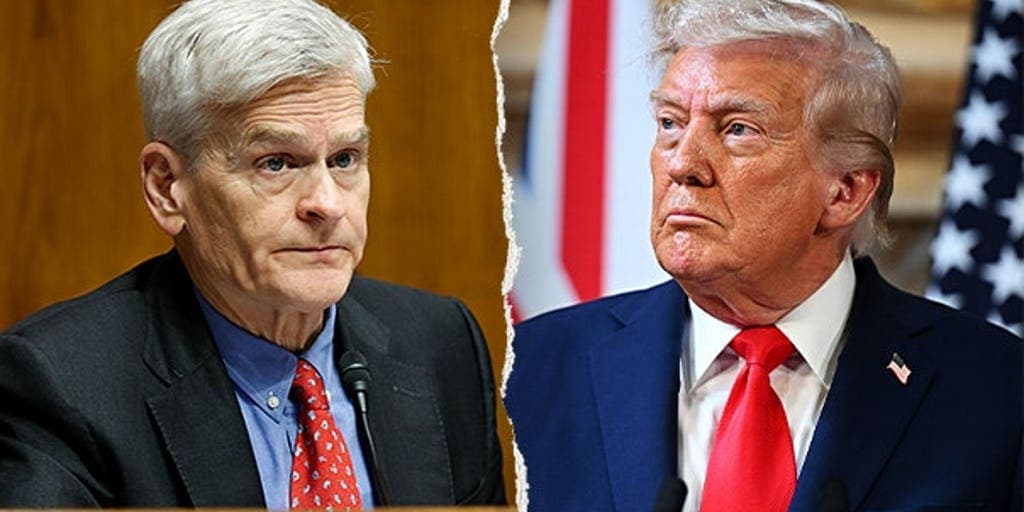Trump, Sen Bill Cassidy clash in shouting match over Iran war powers