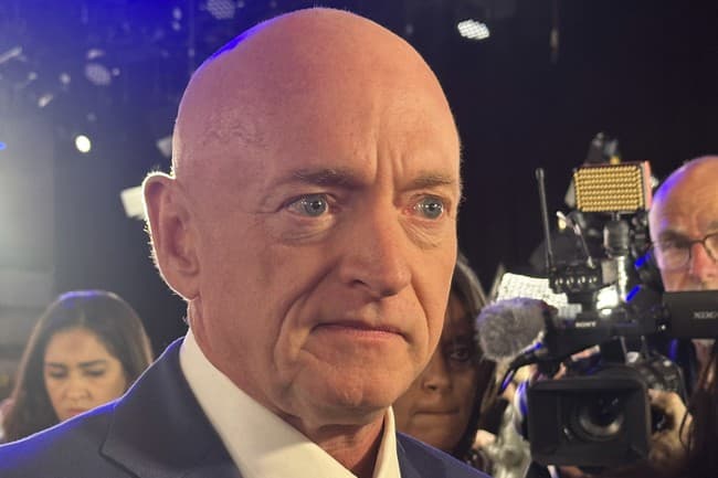 Mark Kelly Posts a Note He Says He Got From an 'Everyday American' - but People Aren't Buying It