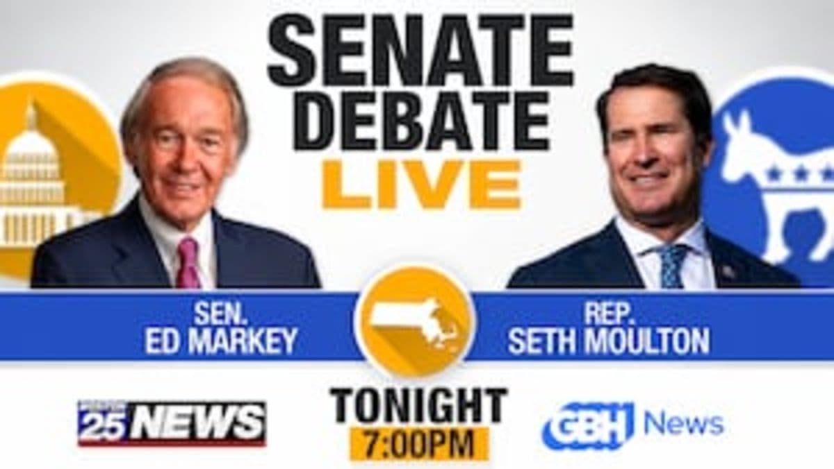 Tonight on Boston 25: Ed Markey, Seth Moulton set to face off in Democratic U.S. Senate debate