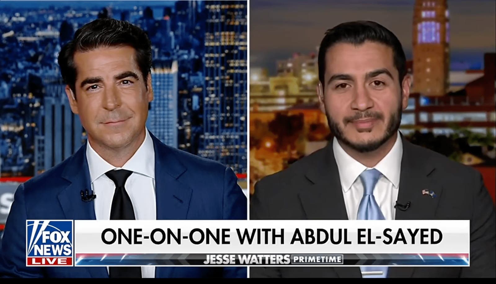 Abdul El-Sayed Talks Policy, Jesse Watters Talks Culture War