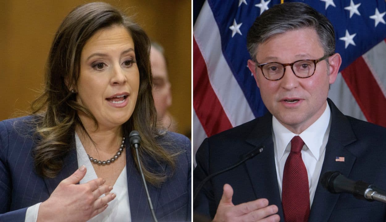 GOP Civil War Brewing as Elise Stefanik Trashes Mike Johnson for Getting 'Rolled' by Dems