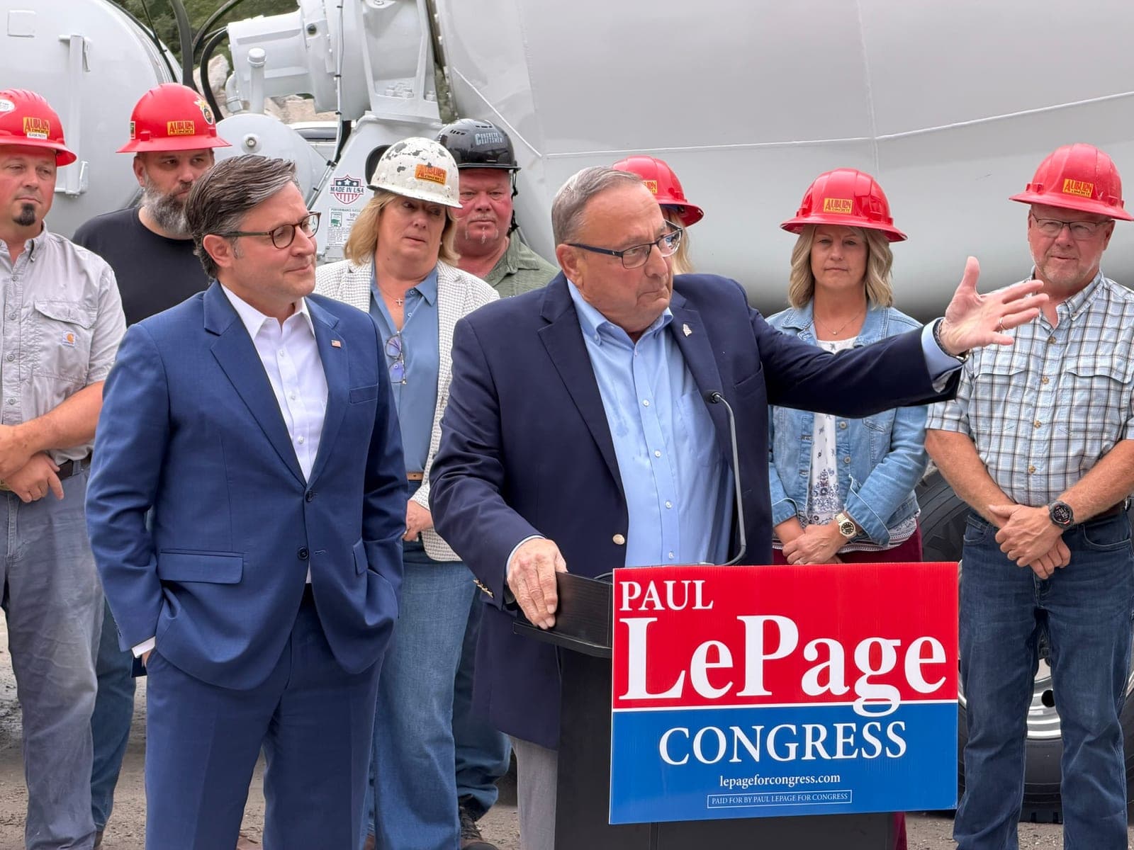 House Speaker Mike Johnson Comes to Maine, Throws Weight Behind LePage in High-Stakes CD2 Race